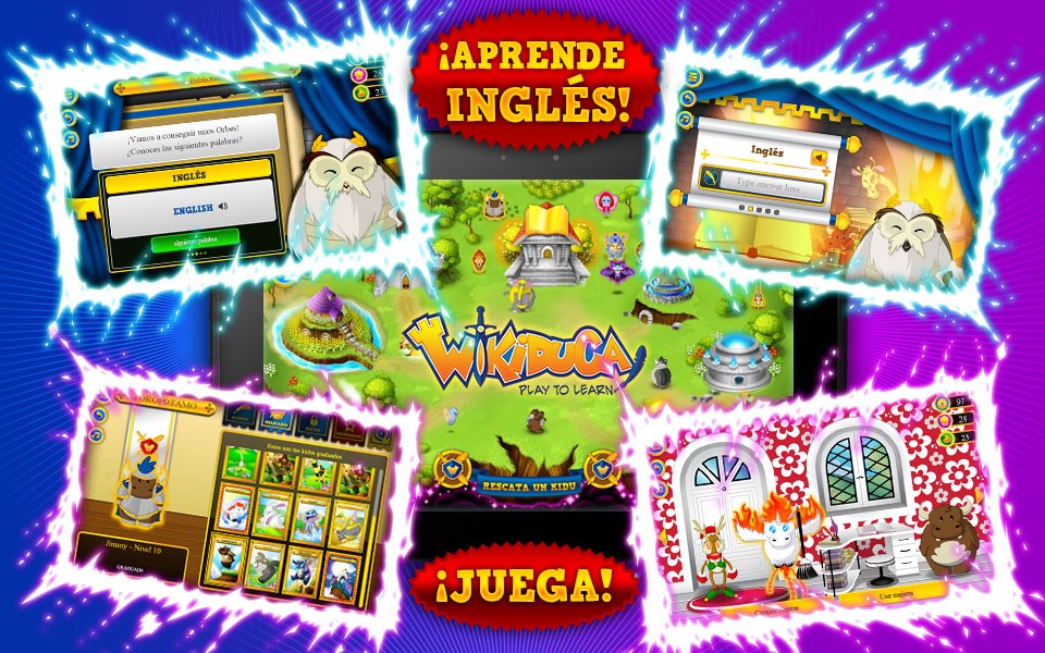 Aprender inglés con el videojuego educativo de Wikiduca