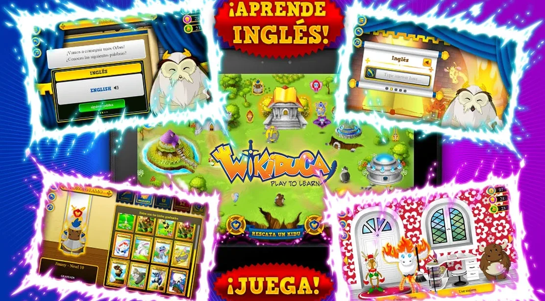 Aprender inglés con el videojuego educativo de Wikiduca